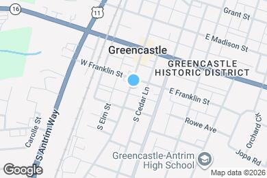 Map image of the property - 122 S Carlisle St