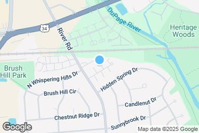 Map image of the property - 1215 Whispering Hills Ct