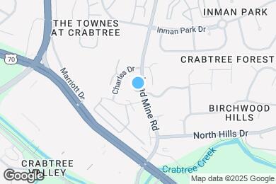 Map image of the property - Overture Crabtree 55+ Active Adult Apartment Homes