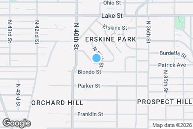 Map image of the property - 3905 Burdette St