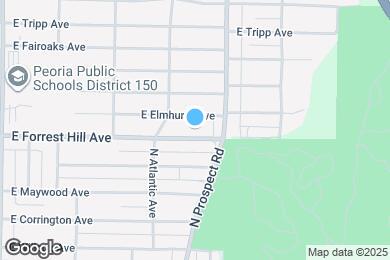 Map image of the property - 1217 E Forrest Hill Ave