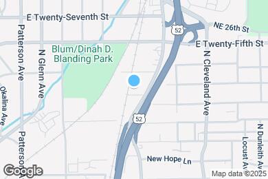 Map image of the property - 805 W Twenty-Fifth St