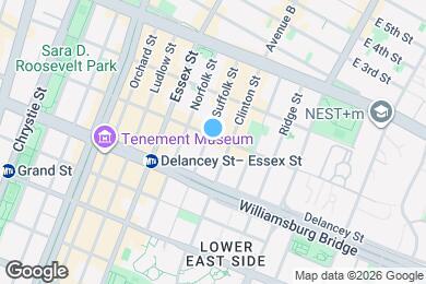 Map image of the property - 151 Rivington St