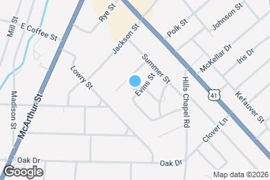Map image of the property - 1002 Evins St