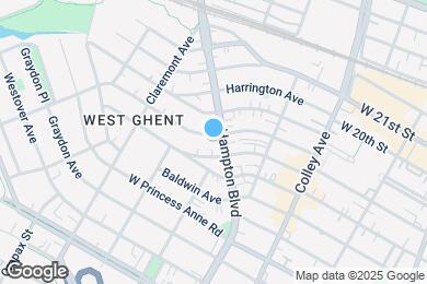 Map image of the property - 1611 Hampton Blvd