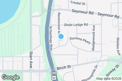 Map image of the property - 821 Ravencrest Ave