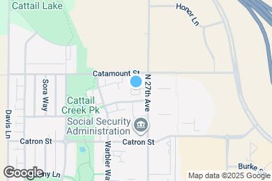 Map image of the property - 3327 N 27th Ave