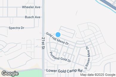 Map image of the property - 1602 Gold Hill Mesa Dr