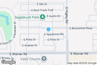 Map image of the property - 3056 E Appaloosa Rd