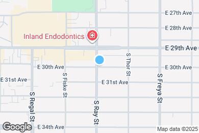 Map image of the property - 3201 E 30th Ave