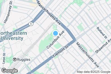 Map image of the property - 625 Columbus Ave