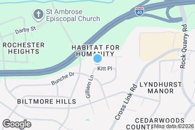 Map image of the property - 1101 Kitt Pl