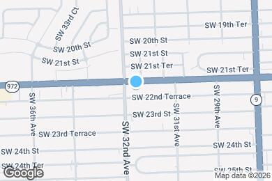 Map image of the property - 3180 SW 22nd Terrace