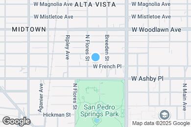 Map image of the property - 719 W French Plz