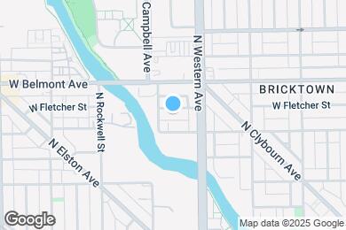 Map image of the property - 2433 W Fletcher St