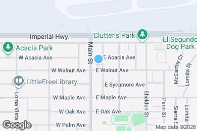 Map image of the property - 121 E Walnut Ave