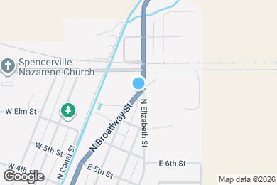 Map image of the property - 545 N Broadway St