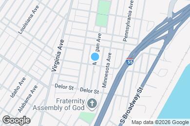 Map image of the property - 4658 Michigan Ave