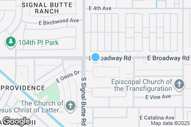 Map image of the property - 10830 E Calypso Ave