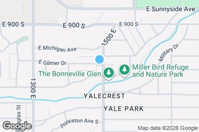 Map image of the property - 1004 S 1500 E