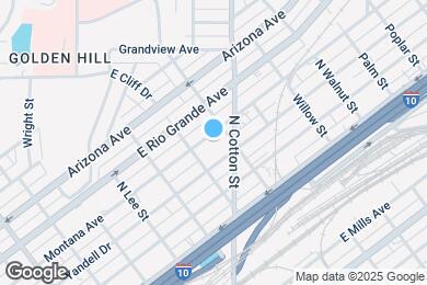 Map image of the property - 1820 Montana Ave
