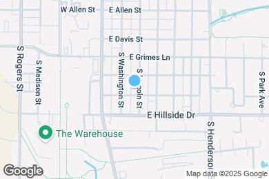Map image of the property - 1312 S Lincoln St