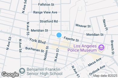 Map image of the property - 827 N Avenue 57