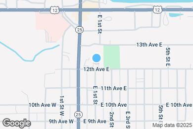 Map image of the property - 103 E 12th Ave