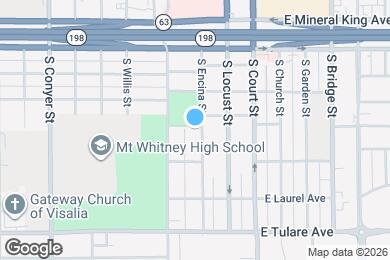 Map image of the property - 701 S Encina St