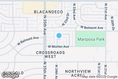 Map image of the property - 7623 N 34th Dr