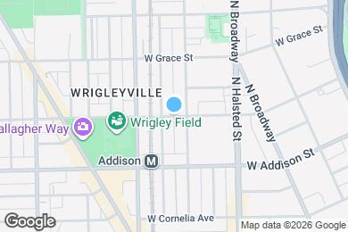 Map image of the property - 908 W Waveland Ave