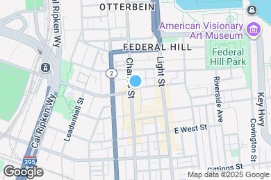 Map image of the property - 1003 S Charles St