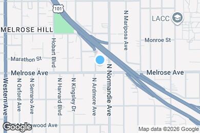 Map image of the property - 712 N Ardmore Ave