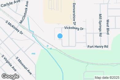 Map image of the property - 3321 Dovershire Dr