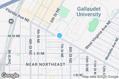 Map image of the property - 631 Florida Ave NE
