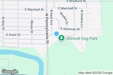 Map image of the property - 1006 E Grant St