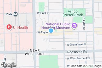 Map image of the property - 1455 W Taylor St