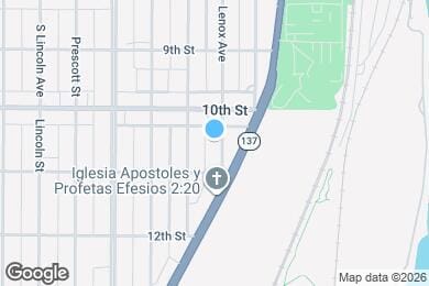 Map image of the property - 1026 Lenox Ave