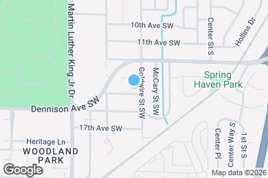 Map image of the property - 208 15th Ave SW