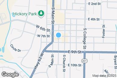 Map image of the property - 719 S. Baker St.