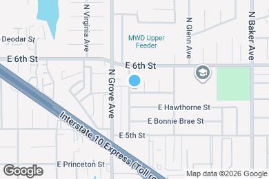 Map image of the property - 1339 E La Deney Dr