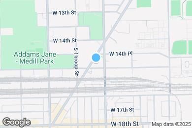 Map image of the property - 1453 S Blue Island Ave