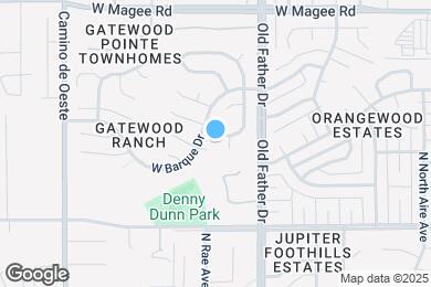 Map image of the property - 7752 N Barque Pl