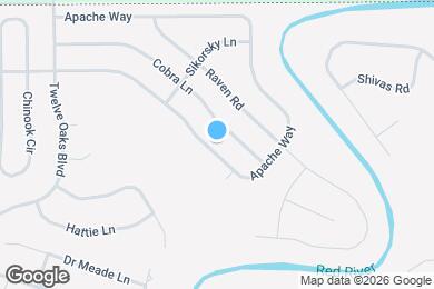 Map image of the property - 1605 Apache Way