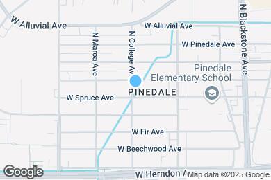 Map image of the property - 7218 N College Ave