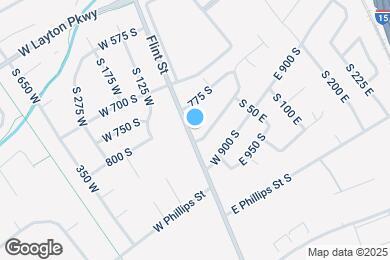 Map image of the property - 827 Flint St