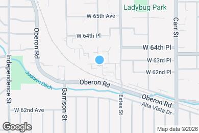 Map image of the property - 8990 W 63rd Ave