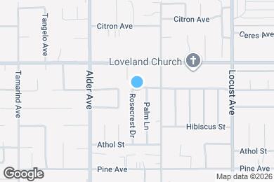 Map image of the property - 17839 Granada Ave