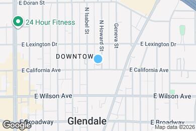 Map image of the property - 307 N Howard St