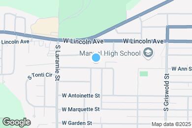 Map image of the property - 2909 W Ann St